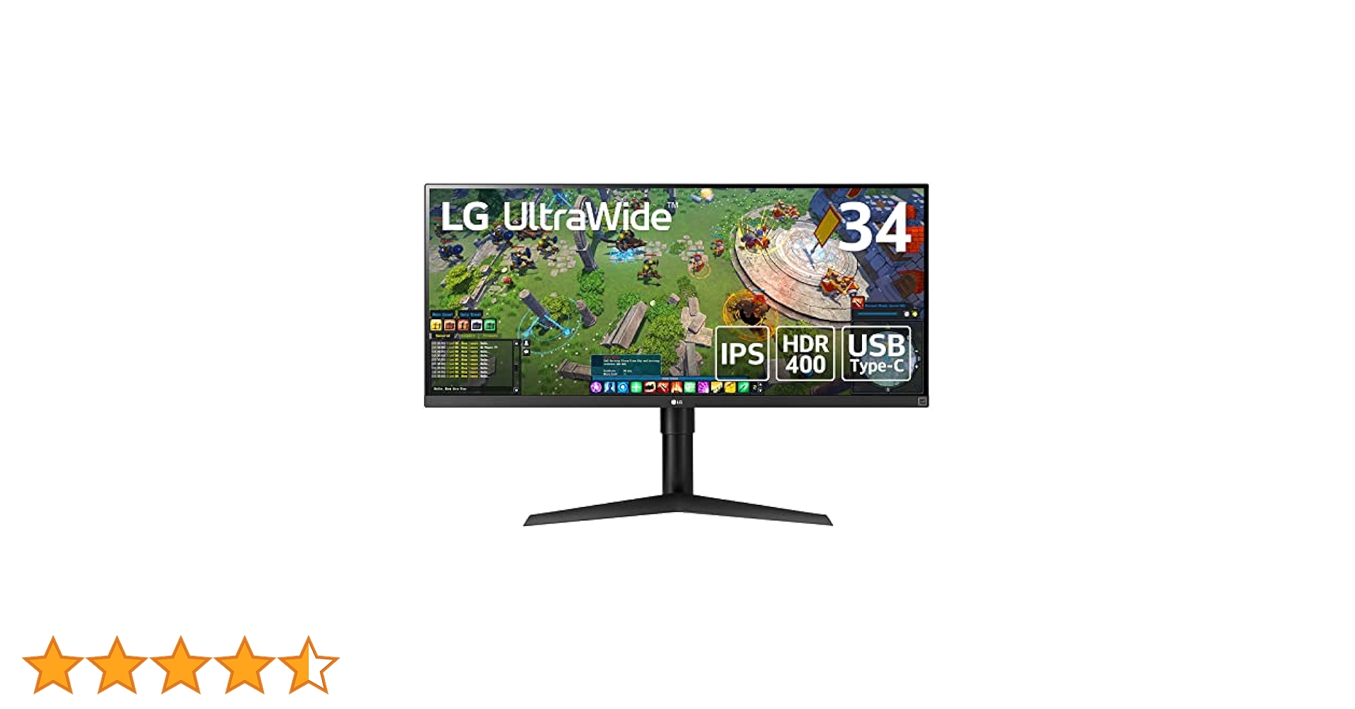 LG ゲーミング モニター 34WP65G-B 34インチ/ウルトラワイド 34